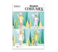 Simplicity SS9624A Toddler Costume A (1/2-1-2-3-4)