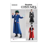Simplicity SS9630AA Men/BOY Costume AA (34-36-38-40-42)