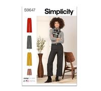 Simplicity SS9647H5 Misses Skirt/Trousers H5 (6-8-10-12-14)