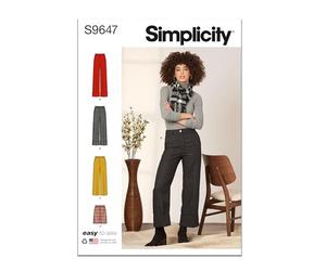 Simplicity SS9647R5 Misses Skirt/Trousers R5 (14-16-18-20-22)
