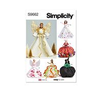 Simplicity SS9662OS Holiday Fashion Doll Clothes OS (ONE Size)