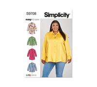 SIMPLICITY SS9708W2 Women's Shirts W2 (20W-22W-24W-26W-28W)