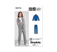 SIMPLICITY SS9719A Boys' Knit Jacket and Trousers by Mimi G Style A (S-M-L)