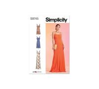 Simplicity SS9745K5 Misses' Slip Dress in Three Lengths K5 (8-10-12-14-16)