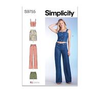 SIMPLICITY SS9755U5 Misses' Top, Skirt, Trousers and Shorts U5 (16-18-20-22-24)