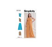SIMPLICITY SS9790W2 Women's Knit Tops, Pants and Skirt W2 (20W-22W-24W-26W-28W)