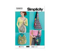 SIMPLICITY SS9803OS Bags in Four Styles by Elaine Heigl Designs OS (ONE Size)