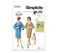 SIMPLICITY SS9883K5 Misses' Reversible Coat K5 (8-10-12-14-16)