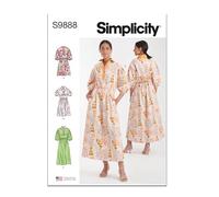 SIMPLICITY SS9888R5 Misses' Dresses R5 (14-16-18-20-22)
