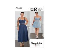 Simplicity SS9894BB Misses' and Women's Top and Skirt in Two Lengths by Mimi G Style BB (20W-22W-24W-26W-28W)