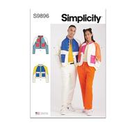 SIMPLICITY SS9896A Unisex Jacket in Two Lengths A (XS-S-M-L-XL-XXL)