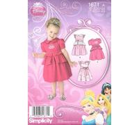 SIMPLICITY TODDLERS DRESSES-1/2-1-2-3-4/ Sold as a pack of 1