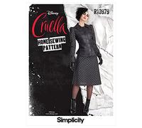 Simplicity UR10979H5 Disney's Cruella Misses' Skirt and Suit Jacket Costume Sewing Pattern for Cosplay and Halloween, Design Code R10979, Sizes 6-14