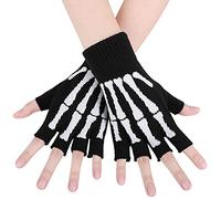 Simplicity Women's Long Knitting Stretchy Fingerless Gloves Dear Snowflake,Khaki