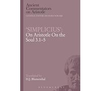 'Simplicius': On Aristotle On the Soul 3.1-5 (Ancient Commentators on Aristotle)