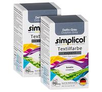 simplicol expert fabric paint for washing machine or manual colouring: Tie Dye, Recolour, and Restore Your Fabrics and Clothes - Dolphin Gray