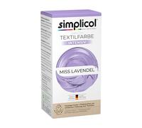 simplicol Miss Lavender Intensive Textile Dye, Easy Dyeing in The Washing Machine, Liquid Colour & Fixing Powder, Pack of 1
