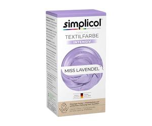 simplicol Miss Lavender Intensive Textile Dye, Easy Dyeing in The Washing Machine, Liquid Colour & Fixing Powder, Pack of 1