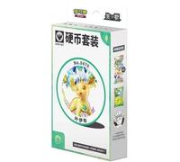 Pokemon TCG CSV9.5C Terastal Gathering Coin Set, 1 Envelope Booster, 1 Promotional Foil Card, 1 Collectible Coin, Eevee & Eeveelutions (Leafeon)