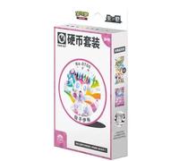 Pokemon TCG CSV9.5C Terastal Gathering Coin Set, 1 Envelope Booster, 1 Promotional Foil Card, 1 Collectible Coin, Eevee & Eeveelutions (Sylveon)