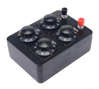 Simplified Circuit Testing Educational Variable Resistance Decade Instrument from 0 9999 Ohms (A)