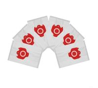 Simplified Cleaning Six Replacement Vacuum Bags Built to Fit Multiple Models from the For Miele & For Hoover Range (Red 6pcs)