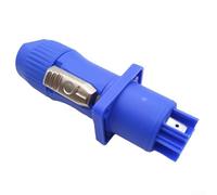 Simplified Connections Package Includes Five Sets of Reliable Male Speaker Connectors at High Ratings (Blue)