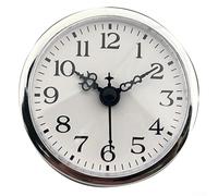 Simplified craft pendulum clock with metal round frame and photo frame insert, designed to enhance decor and provide accurate time measurement (B)