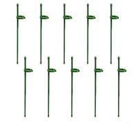 Simplified Gardening Reliable Adjustable Support Stakes Designed to Protect Growing Flowers Effectively (30cm 10pcs)