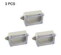 Simplified Wiring Management Weatherproof Junction Box Featuring a Clear Lid Design