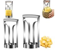 Simplify Your Pineapple Preparation with The Stainless Steel Pineapple Peeler - Enjoy Perfectly Sliced and Cored Pineapples Every Time! Pineapple Corer