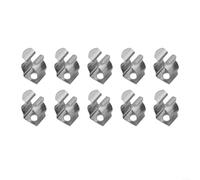 Simplify Your Storage Solutions Ten Robust Spring Clip Holders Made from Sturdy, Long Lasting Material (12MM)