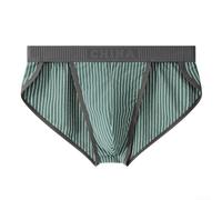 Simplify Your Wardrobe Soft Stretch Cotton Men's Low Waist Underwear with Style (XXXL Green)