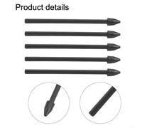 Simplify Your Workflow Reliable Replacement Stylus Nibs For The For Samsung Tab, Featuring Handy Tweezers (5 black + 1 clip)