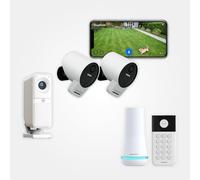 SimpliSafe Smart Home Security Camera System Wireless: 5 Piece House Alarm Security System with HD Video, 2 Way Audio, Spotlight, Motion Detection & Night Vision - Optional Monitoring & No Contracts