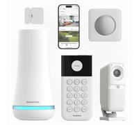 SimpliSafe Wireless Home Security Systems | 5 Piece Smart Home Alarm Systems with HD Indoor Security Camera | Mobile App & Works with Alexa | Professional Monitoring Available | Easy DIY Install