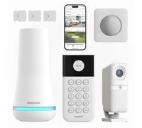 SimpliSafe Wireless Home Security Systems | 7 Piece Smart Home Alarm Systems with HD Indoor Security Camera | Mobile App & Works with Alexa | Professional Monitoring Available | Easy DIY Install