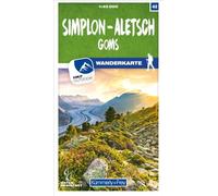Simplon / Aletsch / Goms: 42 (Hiking maps of Switzerland)