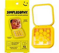 Simplosophy Star Pimple Patches with Mirror, Hydrocolloid Acne Patch for Zits and Blemishes, Face and Skin Stickers, 72 Count