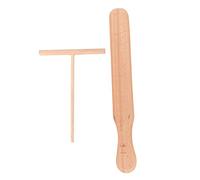 Simpls 2 Pcs Pancake Cooking Utensils Crepe Spatula and Shaker - Torilla Rake Batter Spreading Tools