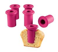 Simpls 6 Pcs Muffin Cake Hole DIY Pastry Cupcake Corer Plunger Cutter Baking Decorating Holes Digging Tools