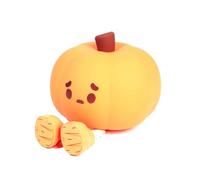 Simpls Cute Pumpkin Touch Sensor Night Light - Squishy Silicone LED Rechargeable Lamp Easy to Use