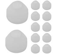 Simpls Pack of 12 Pen Sockets White Pen Sockets Non-Stick Pen Bushes Synthetic Bushings for CA Finishing Pen Turning