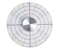 Simpls Round Acrylic Aliquot Drawing Line Ruler, Clay Engraving, Marking Ruler, Trimming Centre, Additional Turntable, Large,