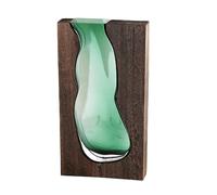 Simpls Wooden House Glass Vase Water Raised Flower Living Room Dining Table Dry Flower Arrangement Container Ornament A Durable Easy Install Easy to Use