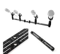 Simplurfi Stereo Array Spacing Bar Microphone Mount with Ruled Marking