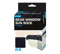Simply 2 X Side Rear Window Sun Shade Sock Mesh Blind Uv Protection Curved Window Kids