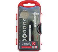 Simply 23-Piece Ratchet & Socket Set, Compact Socket Tool Kit with Reversible Ratchet, Ideal for Automotive, DIY & Home Repairs