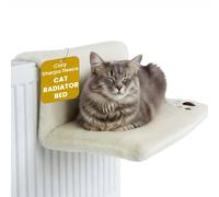 SIMPLY 4 PETS Cat Radiator Bed - Warm and Cozy Pet Radiator Hammock wi