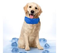 Simply 4 Pets Cooling Dog Collar - Adjustable, Comfortable & Durable - Advanced Cooling Technology for Pet Temperature Regulation - Ideal for Hot Weather, Outdoor Activities, Walks & Playtime (L)